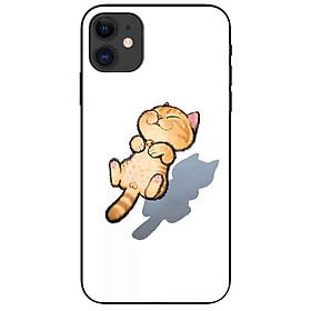 Ốp lưng in cho Iphone 11 Mẫu Mèo Vàng