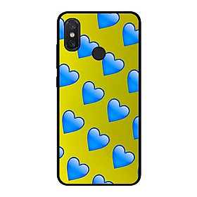 Ốp lưng cho Xiaomi Mi 8 nền trái tim 12 - Hàng chính hãng