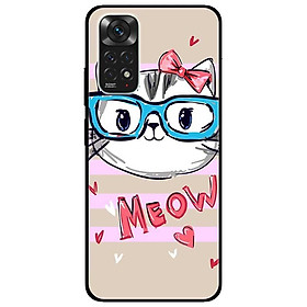 Ốp lưng dành cho Xiaomi Redmi Note 11 4G mẫu Meo Meo
