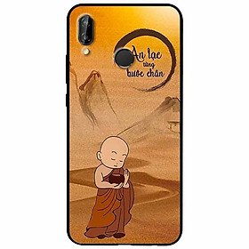 Ốp lưng in cho Huawei Nova 3e Mẫu Bước Chân An Lạc