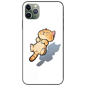 Ốp lưng in cho Iphone 11 Pro Mẫu Mèo Vàng