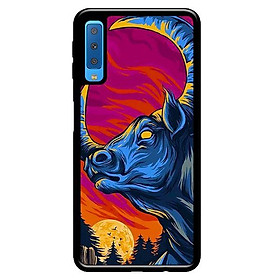 Ốp in cho Samsung Galaxy A50 Trâu Xanh - Hàng chính hãng