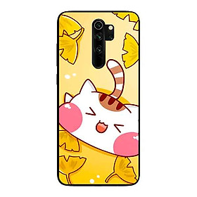 Ốp Lưng in cho Xiaomi Redmi Note 8 Pro Mẫu Mèo May Mắn 3 - Hàng Chính Hãng