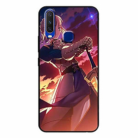Ốp lưng in cho Vivo Y15 Cô Gái và Kiếm
