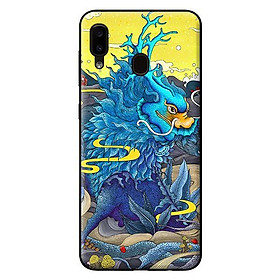 Ốp in cho Samsung Galaxy A20 mẫu Rồng Xanh - Hàng chính hãng