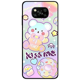 Ốp lưng dành cho Xiaomi Poco X3 mẫu Gấu 7 Màu