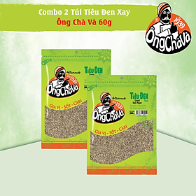 Combo 2 túi Tiêu Đen Xay Ông Chà Và 500gr (Black Pepper)