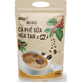 Bịch cà phê hòa tan 3 in 1 Meet More (50 gói x 18 g)