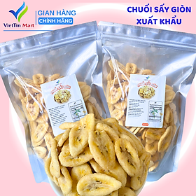 Chuối Sấy Giòn Hàng Nguyên Miếng Viettin Mart 1kg