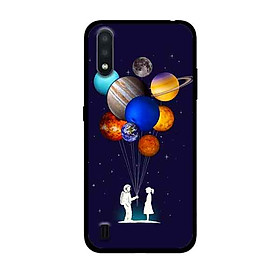 Ốp Lưng in cho Samsung Galaxy A01 Mẫu Du Hành 3 - Hàng Chính Hãng