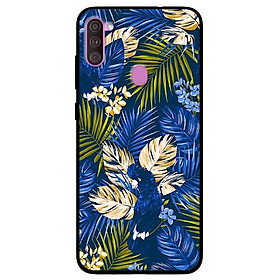 Ốp lưng dành cho Samsung Galaxy A11 mẫu Họa Tiết Hoa Xanh Dương