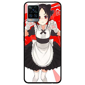 Ốp lưng dành cho Vivo V20 mẫu Cô Gái Mèo