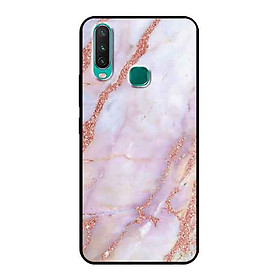 Ốp Lưng in cho Vivo Y17 Mẫu NỀN ĐÁ HOA 9 - Hàng Chính Hãng