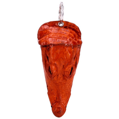 Móc khóa Huy Hoàng đầu cá sấu màu vàng-HT8218