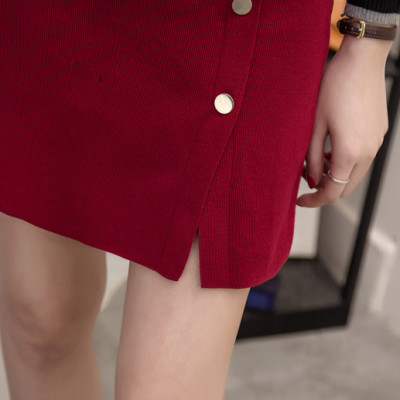 Đầm yếm nữ phối nút thu đông Haint Boutique Da85