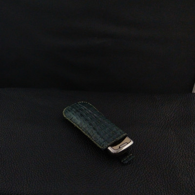 Bao da dây rút nokia 8800 da cá sấu thật - Da hông bạch tạng - Hàng nhập khẩu