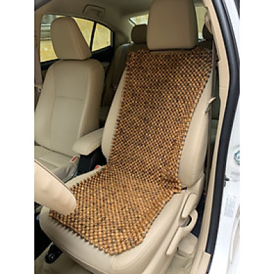 Đệm khoác ghế ô tô hạt gỗ Bách Xanh 12ly - Nệm , Thảm trang trí nội thất xe ô tô , Lót ghế văn phòng , ghế giám đốc trong phòng làm việc , phòng học 