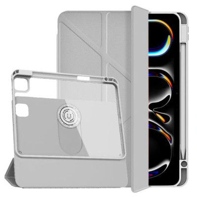 Bao Da cho iPad Pro 11 inch M4 2024 Cao Cấp Xoay 360 hiệu WIWU Rotative Magnetic Case Tháo Rời Kèm Khe Bút Chống Sốc - Hàng chính hãng