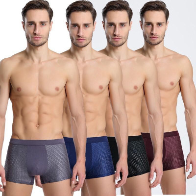 Combo 5 Quần Lót Đùi Nam Boxer Lưới Thông Hơi 6028 – Mát Lạnh, Thoáng Khí