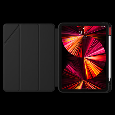 Bao da dành cho iPad Pro 11 inch 2020/2021 M1 Nillkin Bevel Leather Case (Có khe cắm bút Apple Pencil) - Hàng Nhập Khẩu