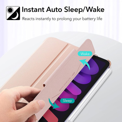 Bao Da Dành Cho iPad Mini 6 ESR Ascend Trifold Hard Case - Hàng Nhập Khẩu