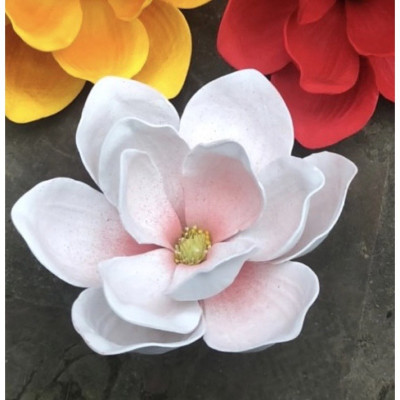 Đầu bông mộc lan giả - Size 16cm - Cây giả, hoa lụa Decor trang trí nhà cửa