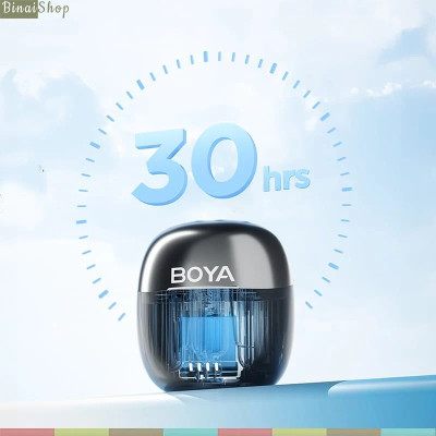 Boya BY-WM3T-U2 / BY-WM3T-D2 - Micro Cài Áo Không Dây 2.4GHz Cho Điện Thoại IOS, Android , Sử Dụng 10 Giờ , Phạm Vi Thu 100m - Hàng chính hãng