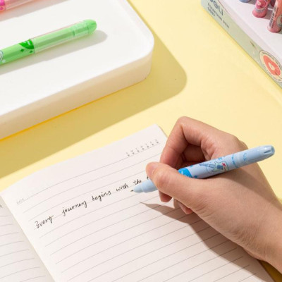 Bút Máy Nhựa Deli 0.5 mm - Phiên Bản Sơn Tùng M-TP Giới Hạn - Deli Q887 - Màu Xanh Dương