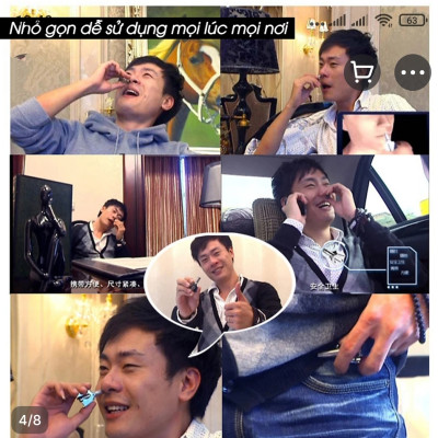 Máy Tỉa Lông Mũi C1 - Cắt Tỉa Lông Mũi Gọn Nhẹ Không Gây Đau Rát - Dụng Cụ Tỉa Lông Mũi An Toàn