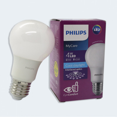 Bóng LED bulb Mycare E27 1CT/12 APR 4W Philips 