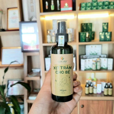 Xịt tràm cho bé 100ml - Hoa Nén - Khử mùi, ngăn muỗi và côn trùng đốt, gi.ảm h.ăm t.ã, r.ôm s.ảy, m.ẩn ng.ứa cho bé