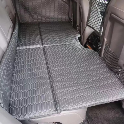 Giường Đệm Gấp Gọn Xe Ô Tô 4 Đến 7 Chỗ Hàng VN Sản Xuất | Nệm Có Thể Tách Làm 2 Mảnh, Tích Hợp Túi Treo, Bàn Ăn