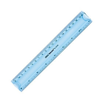 Thước Nhựa Dẻo 20cm - Deli 6208
