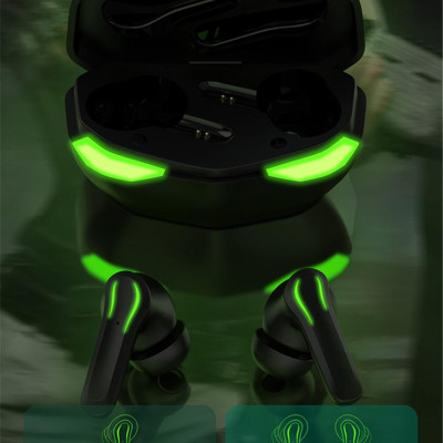 CINCATDY Tai Nghe Gaming True Wireless Headset Earbuds Headphone Bluetooth V5.0 Phiên Bản Nâng Cấp D17