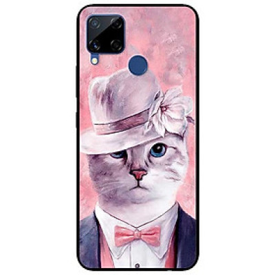 Ốp lưng dành cho Realme C15 mẫu Bà Mèo