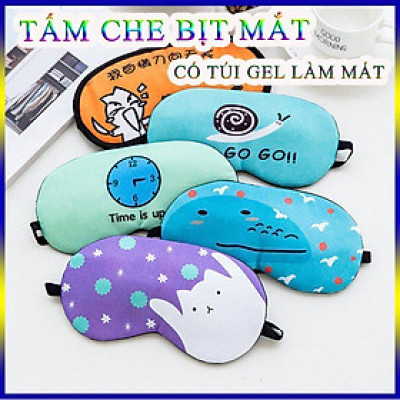 Tấm Che Bịt Mắt Có Túi Gel Làm Mát