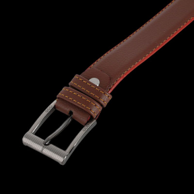 Dây thắt lưng nữ Huy Hoàng 3P may viền màu bò,HC5001