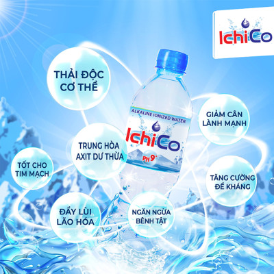 Nước kiềm Ichico Ph 9.5+ (Bình úp 19l) 