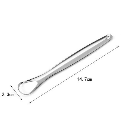 COMBO HỘP 2 Dụng Cụ Cạo Lưỡi Người Lớn Bộ cạo lưỡi bằng inox 304 sáng bóng cao cấp hỗ trợ làm sạch bề mặt lưỡi Cây Nạo Lưỡi Bàn Chải Vệ Sinh