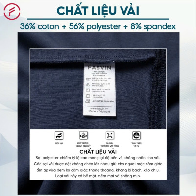 Áo Nỉ Sweater Fasvin AD24645.HN chất nỉ bông mềm mại co giãn thoải mái ấm áp.