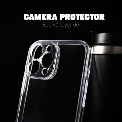 Ốp lưng chống sốc trong suốt bảo vệ camera cho iPhone 13 Pro Max / 13 Pro / iP 13 hiệu Likgus Camshield - Trang bị đệm khí 4 góc, viền TPU chống trầy xước, lưng PC cường lực chống sốc - Hàng nhập khẩu