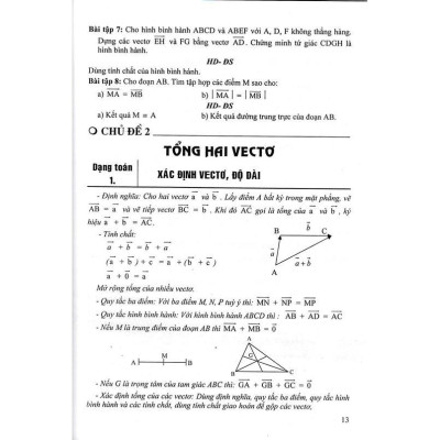 Sách - Phương Pháp Giải Các Chủ Đề Căn Bản Hình Học Lớp 10 - Biên Soạn Theo Chương Trình GDPT Mới - Hồng Ân