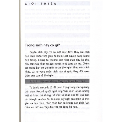 10 Bước thực hành - Quản lý thời gian