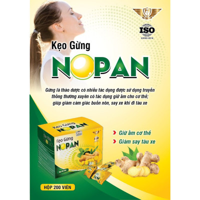￼Kẹo Gừng Nopan- hộp 200 viên