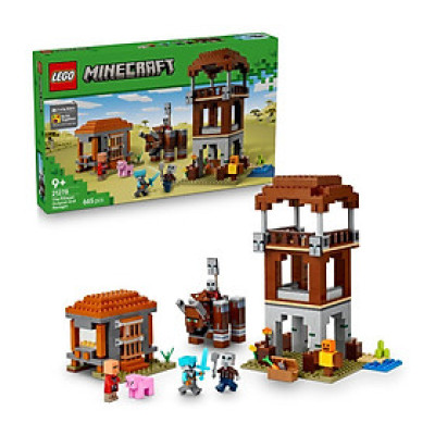 Đồ Chơi Lắp Ráp Trạm Canh Của Kẻ Cướp Và Quái Thú Ravager LEGO MINECRAFT 21278 (665 chi tiết)