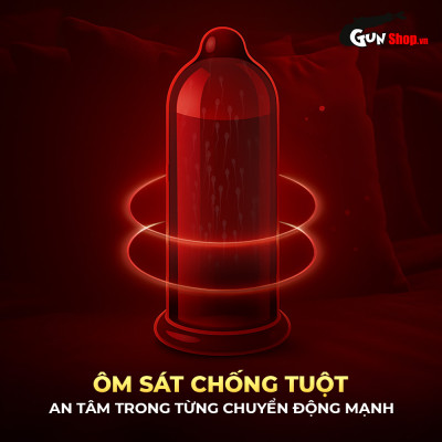 Bao cao su Shell Performax 6 in 1 - Kéo dài thời gian - Hộp 1 cái