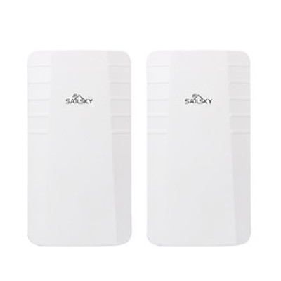  Bộ định tuyến Wi-Fi không dây 300Mbps Cầu nối Wi-Fi ngoài trời Sailsky SY200 2.4GHz- Màu trắng