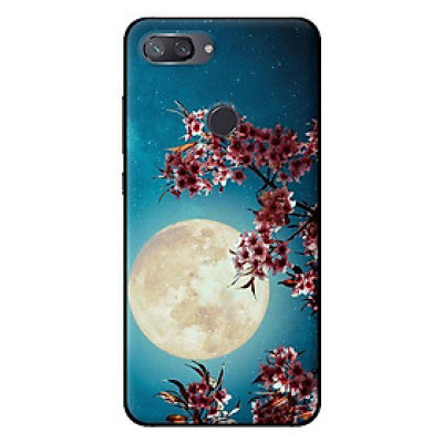Ốp lưng in cho Xiaomi Mi 8 Lite mẫu Trăng Hoa - Hàng chính hãng