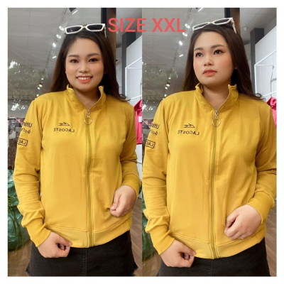 Áo khoác nỉ  thun coton da cá chống nắng cao cấp nhiều màu  Size 2XL  62- 70kg