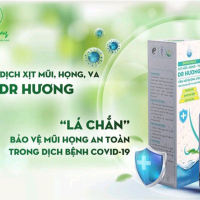 Xoang mũi dung dịch xịt mũi họng VA Dr Hương Thanh Mộc Hương 15ml